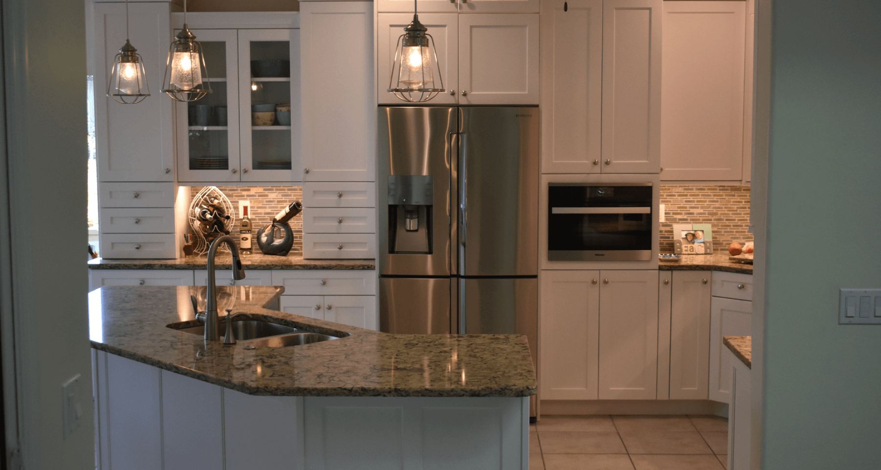 Traditional With Contemporary Elements Kitchen Remodel by Longley Kitchens LLC project photo 2